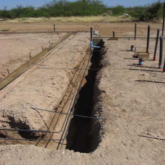 Inner wall support footer
