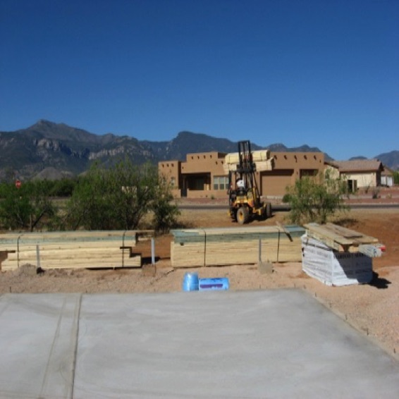 Framing starts to arrive