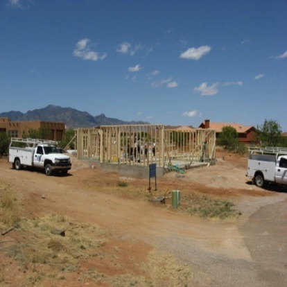 All exterior walls are 2 x 6