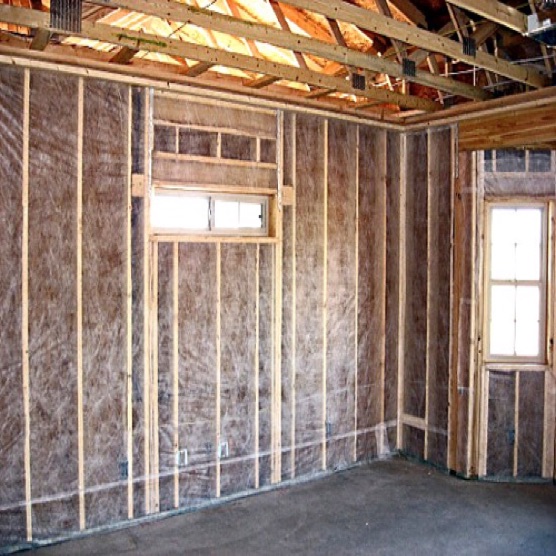Netting to hold insulation