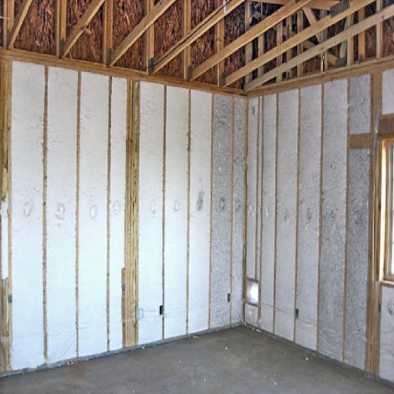 Insulation installed