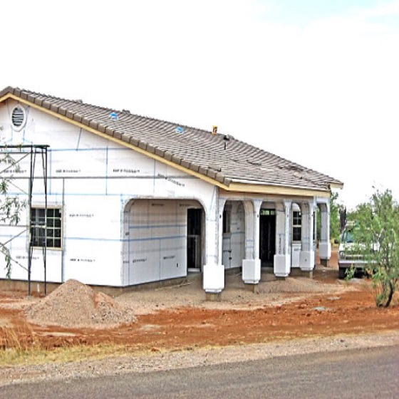 More insulation, ready for Stucco